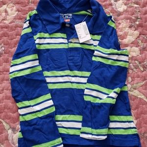 NWT 3T Striped Long Sleeved Shirt
